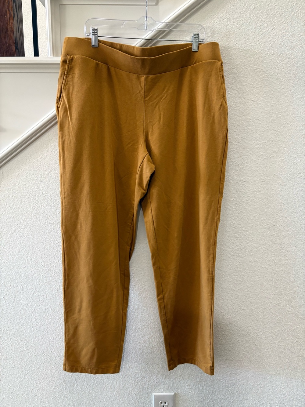 Pure Jill Golden Affinity French Terry Slim Leg Pants